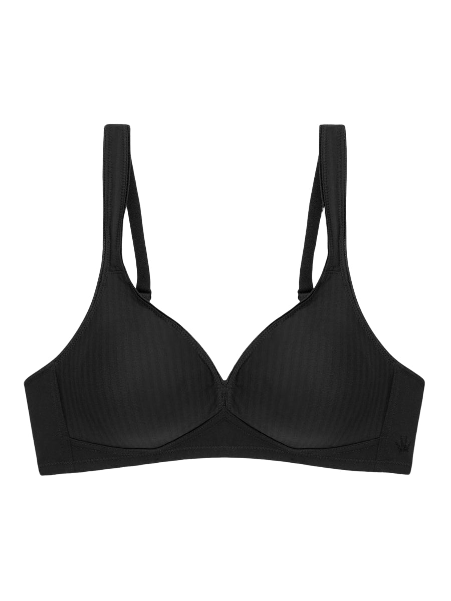 Modern Soft+Cotton Non-Wired Bra - Black