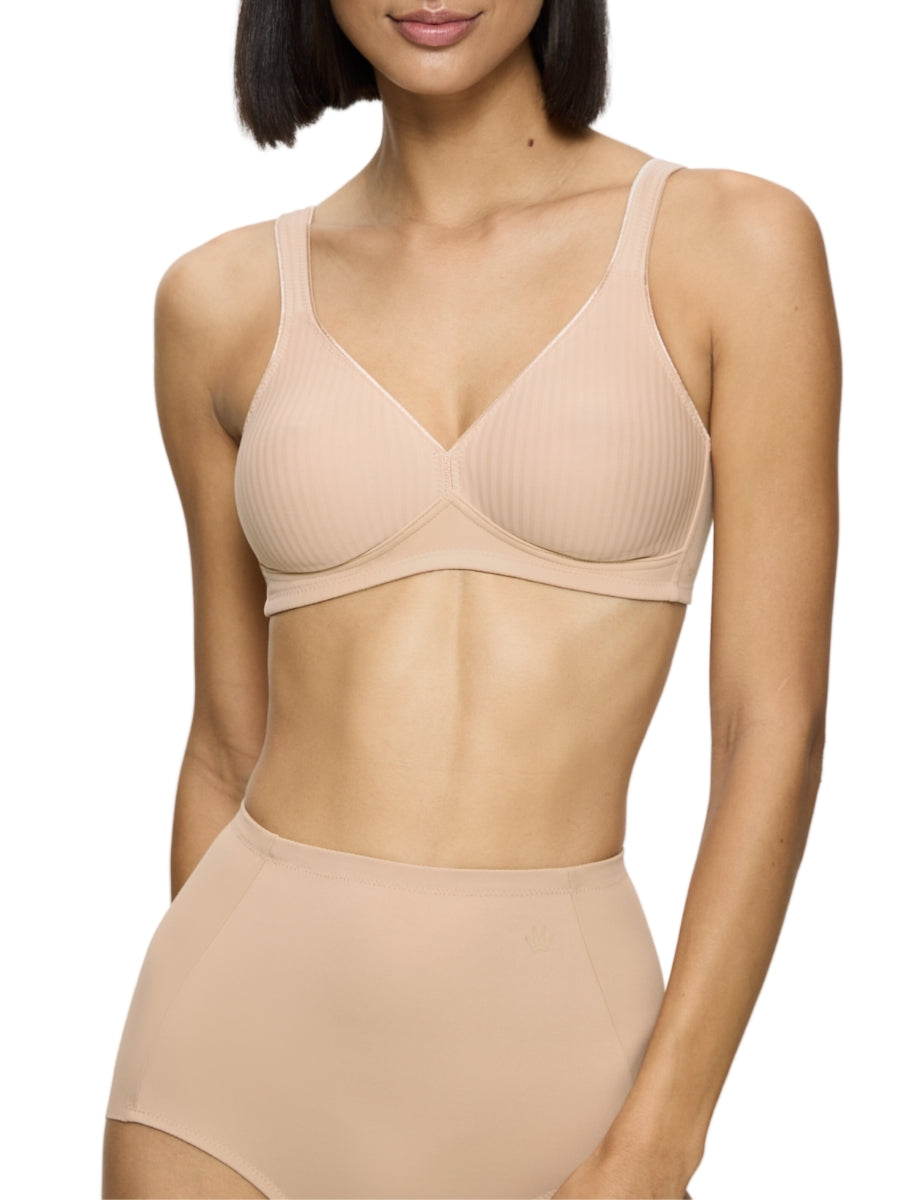 Modern Soft+Cotton Non-Wired Bra - Neutral Beige