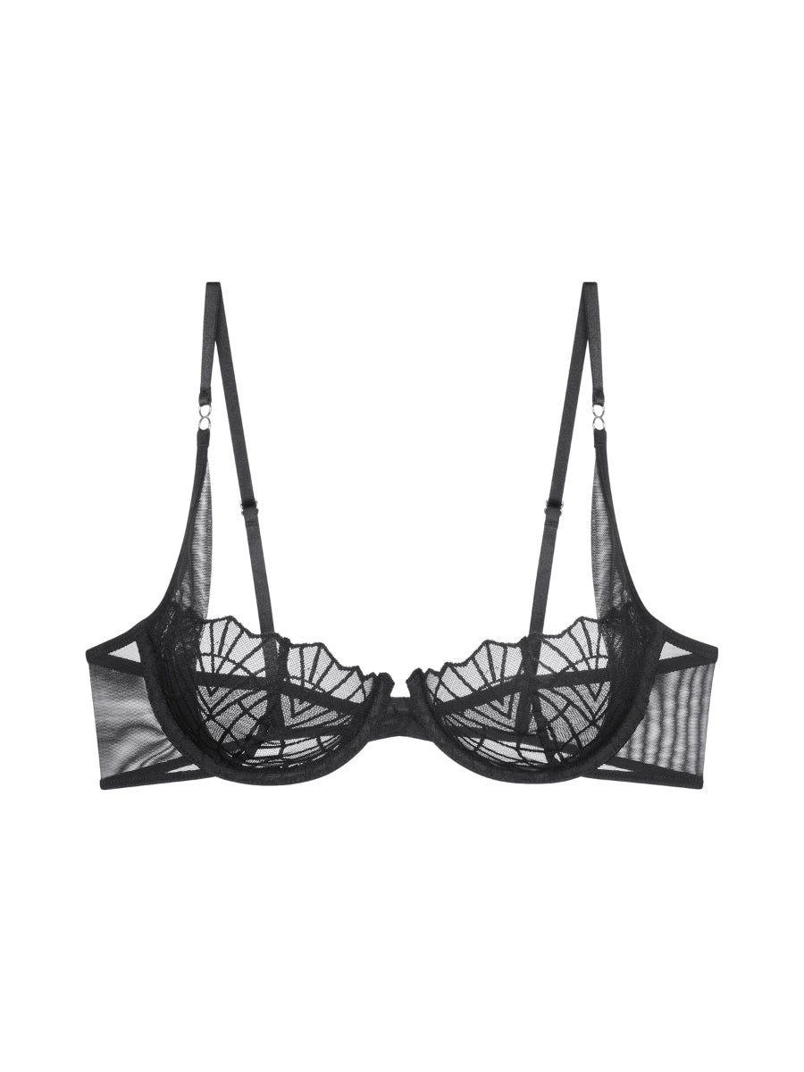 That Night In Vegas WH Half Cup Bra - Black