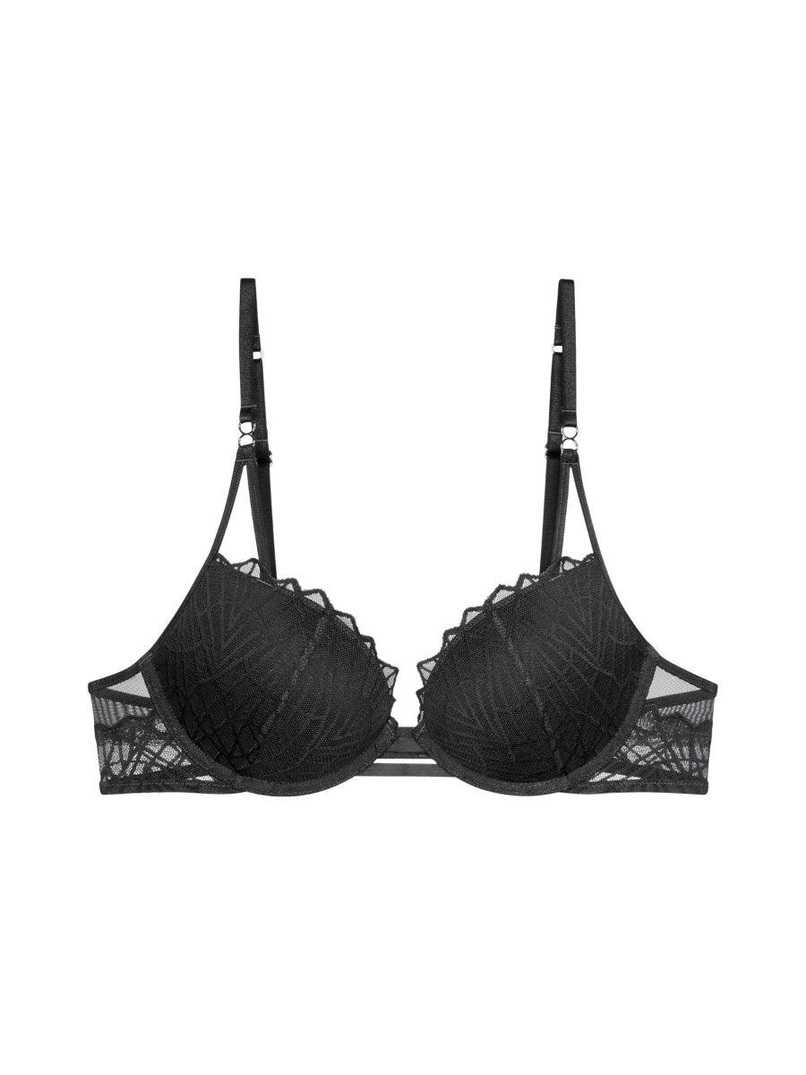 That Night In Vegas WHU Push Up Bra - Black