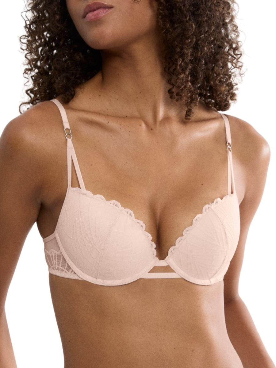 That Night In Vegas WHU Push Up Bra - Porcelain