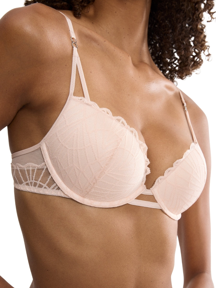 That Night In Vegas WHU Push Up Bra - Porcelain