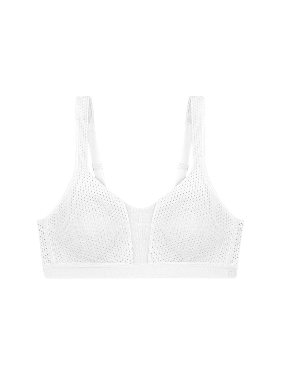 Triaction Energy Lite N EX Sports Bra - White