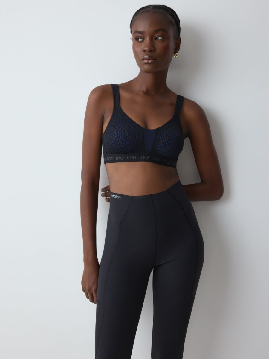 Triaction Energy Lite N EX Sports Bra - Black