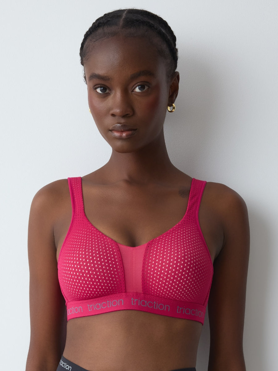 Triaction Energy Lite N EX Sports Bra - Cerise