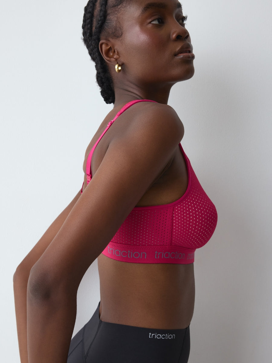 Triaction Energy Lite N EX Sports Bra - Cerise