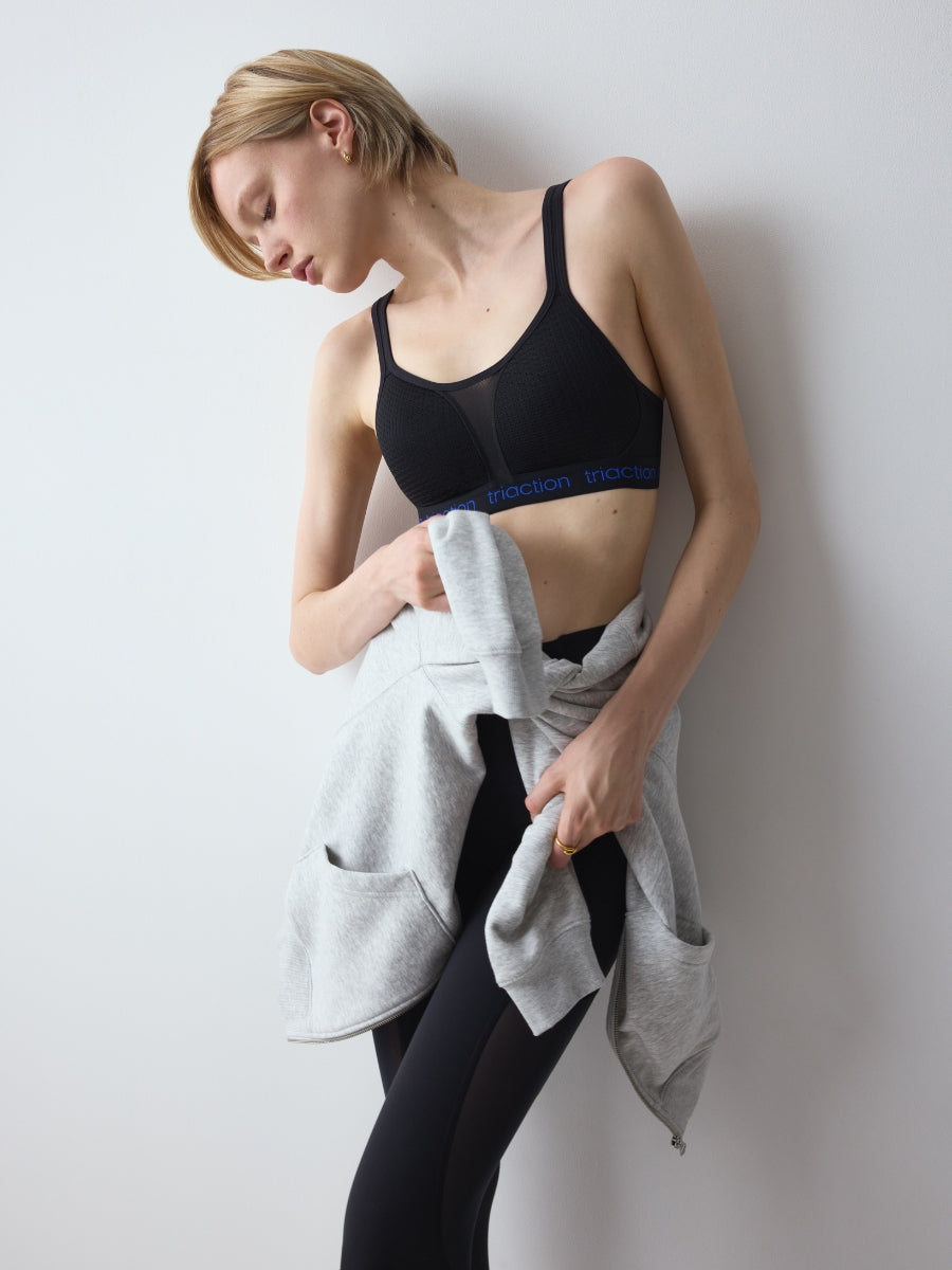 Triaction Energy Lite P EX Sports Bra - Black