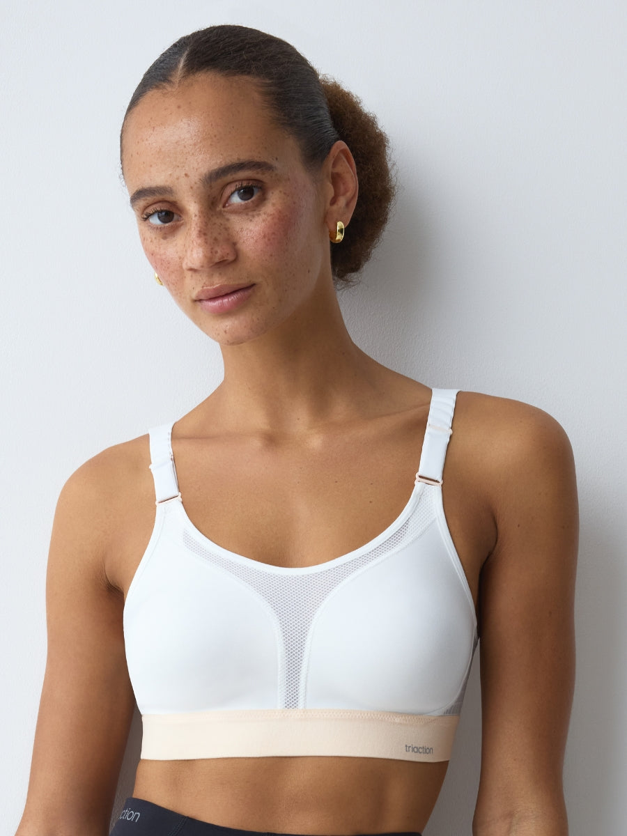 Triaction Extreme Lite N EX Sports Bra - White