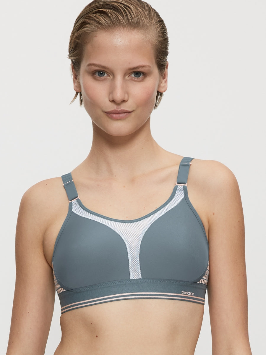 Triaction Extreme Lite N EX Sports Bra - Grey