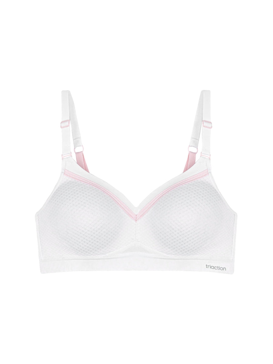 Triaction Free Motion N EX Sports Bra - White