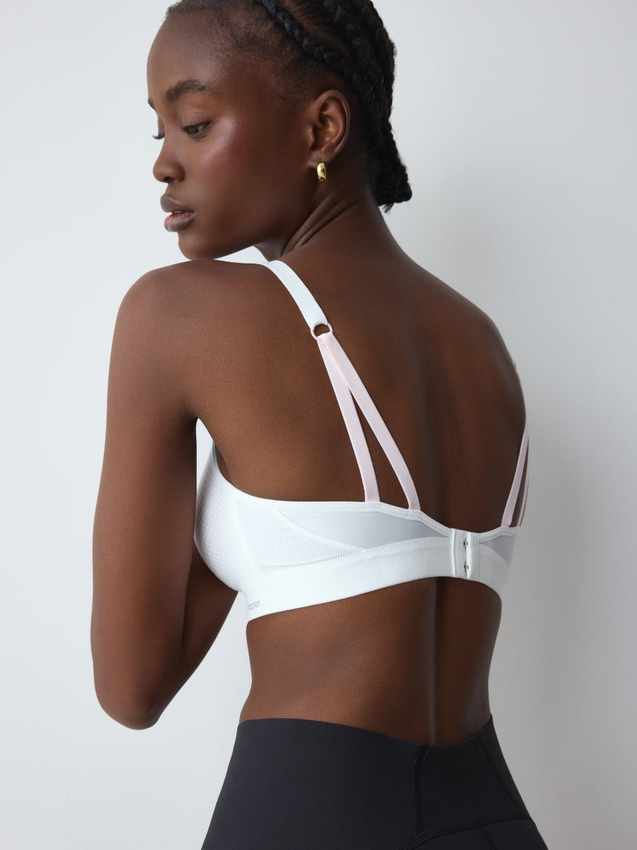Triaction Free Motion N EX Sports Bra - White