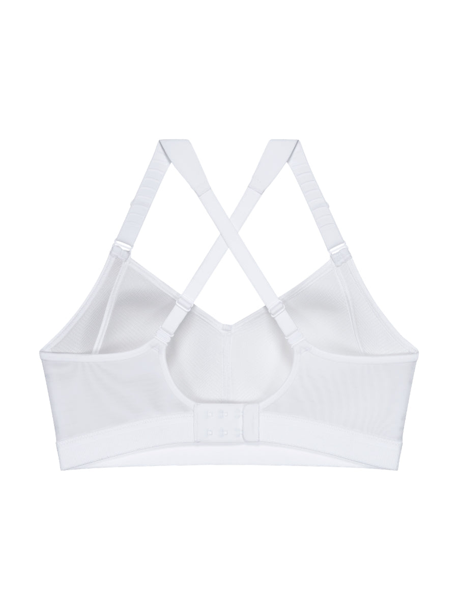 Triaction Gravity Lite P EX Sports Bra - White