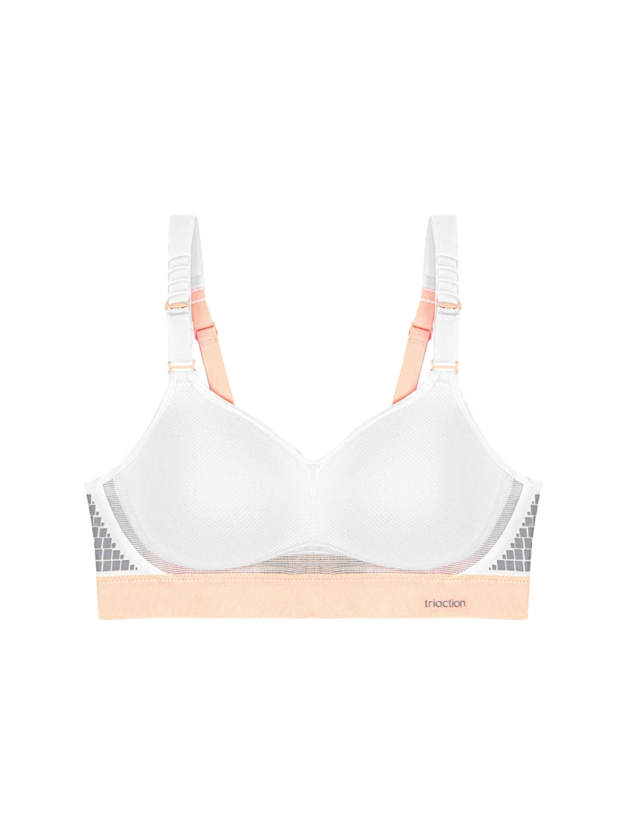 Triaction Hybrid Lite P EX Sports Bra - White
