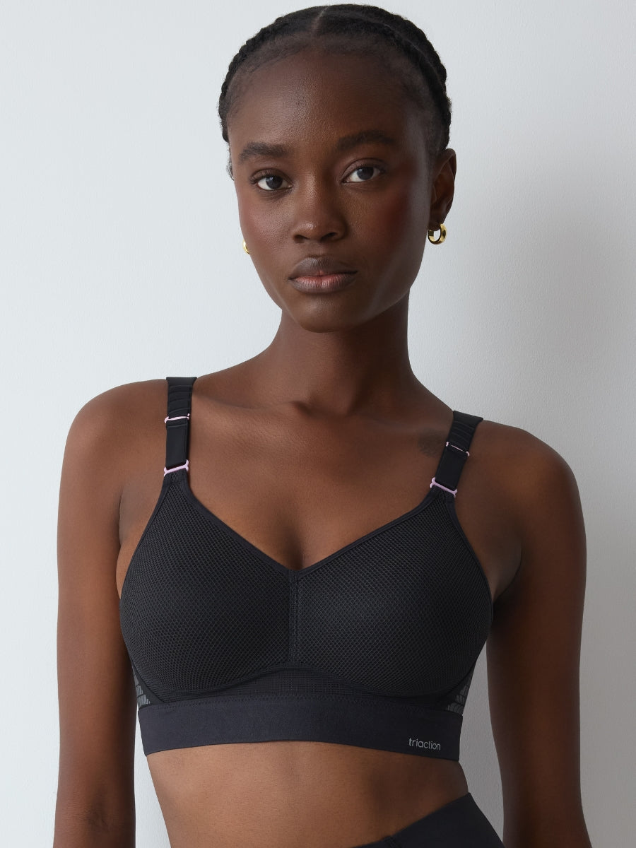 Triaction Hybrid Lite P EX Sports Bra - Black