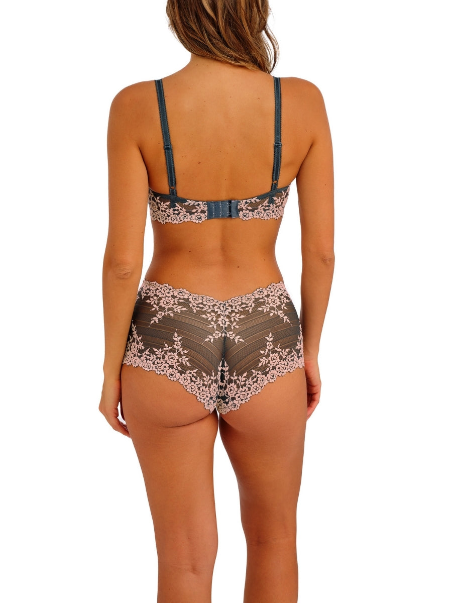 Embrace Lace Underwire Bra - Dark Slate/Cloud Pink