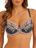 Embrace Lace Underwire Bra - Dark Slate/Cloud Pink