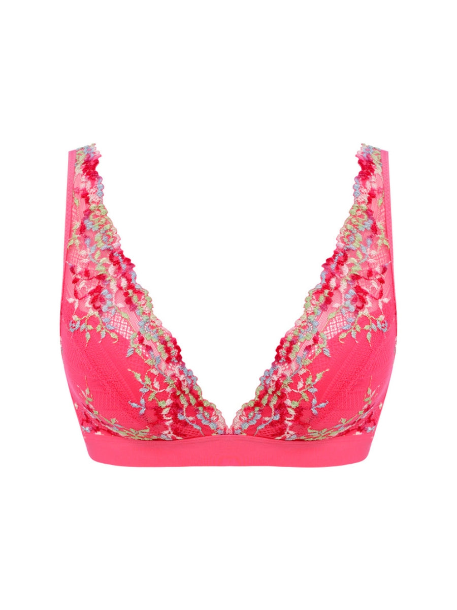Embrace Lace Soft Cup Bra - Hot Pink/Multi