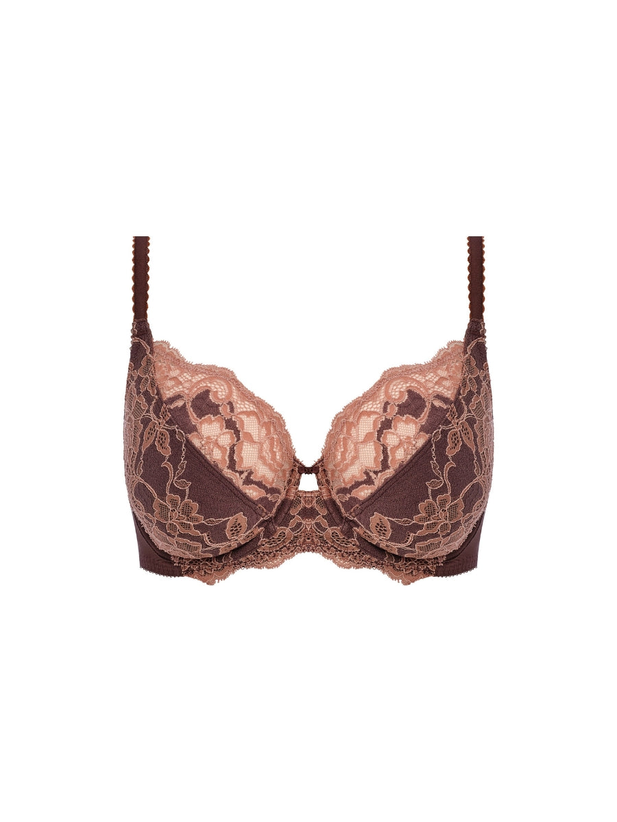 Florilege Underwired Bra - Chocolate/Burlwood
