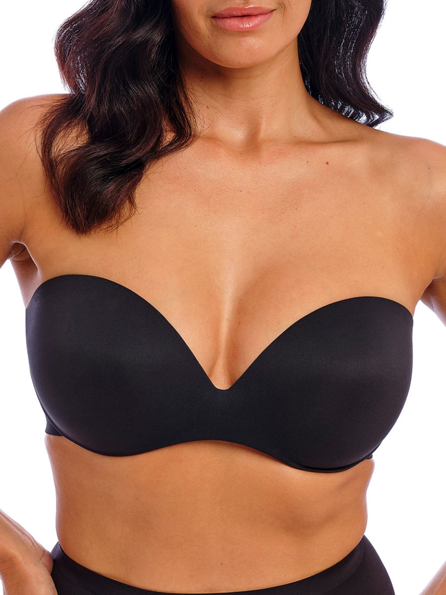 Ines Secret Strapless Bra - Black