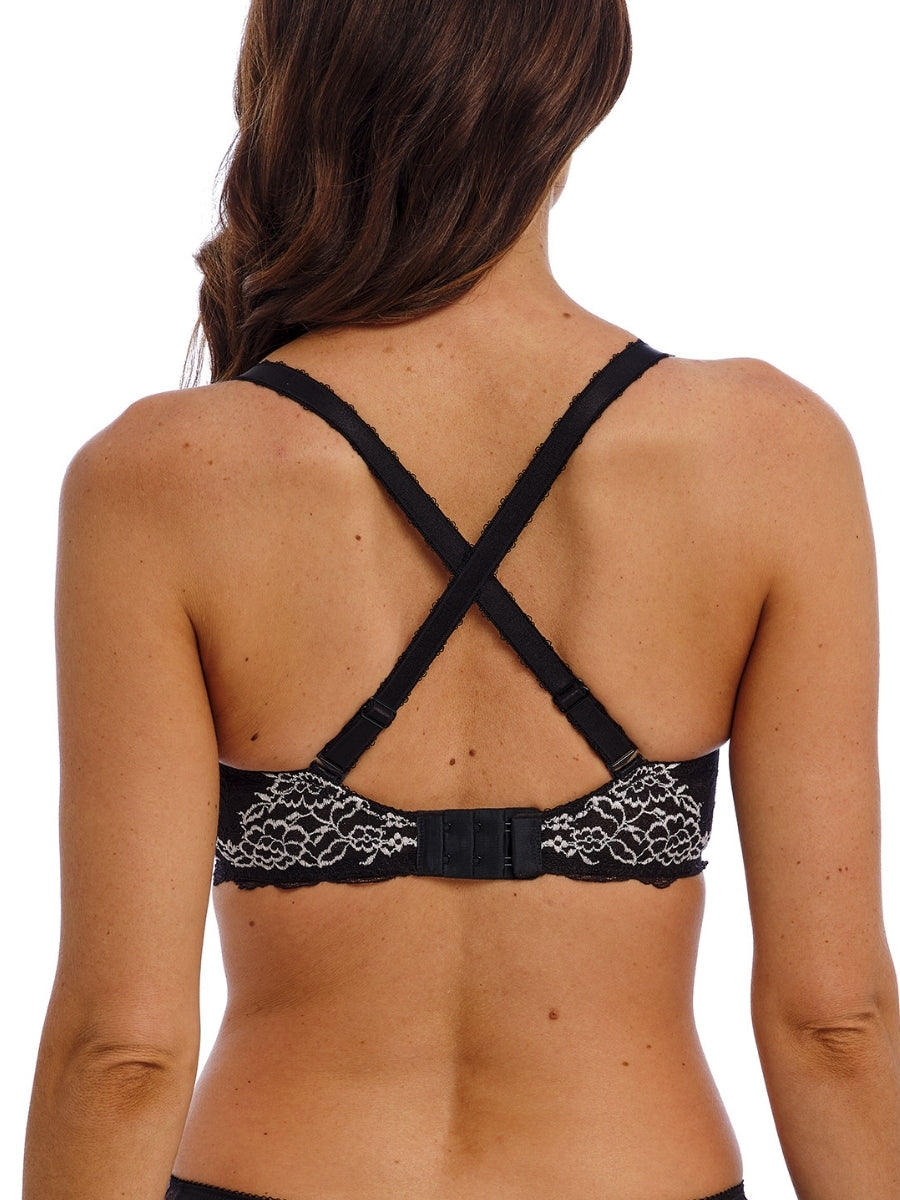 Lace Perfection Contour Bra - Black/Ivory