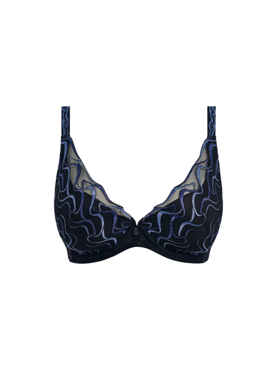 Mayumi Plunge Bra - Midnight
