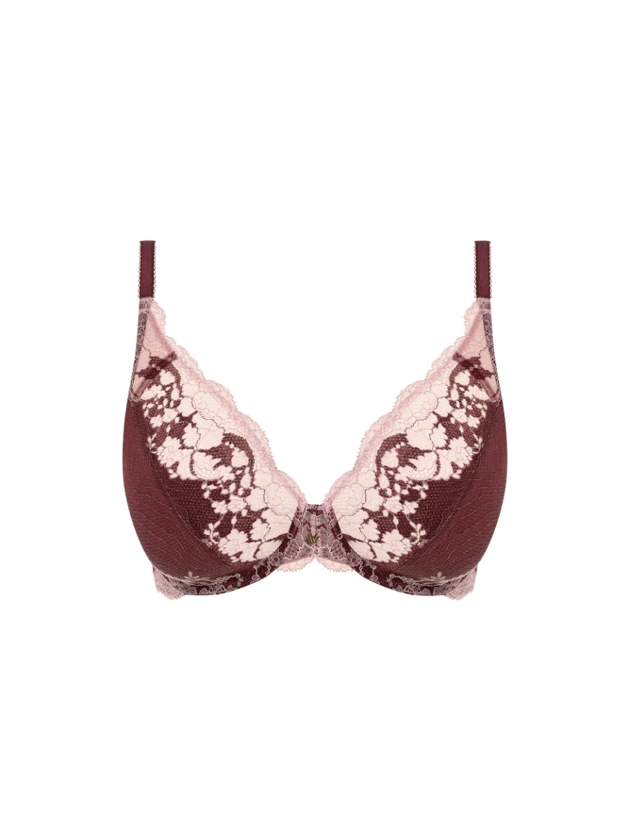 Modern Affair Plunge Bra - Rose Brown/Cradle Pink