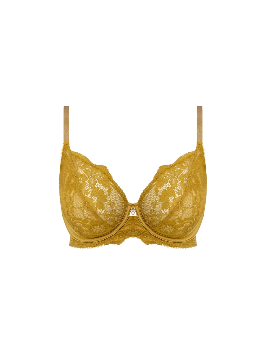 Natsuki Lace Underwire Bra - Antique Gold