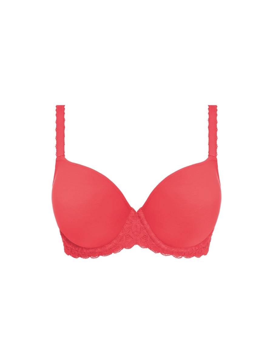 Raffine Underwired Contour Bra - Hibiscus