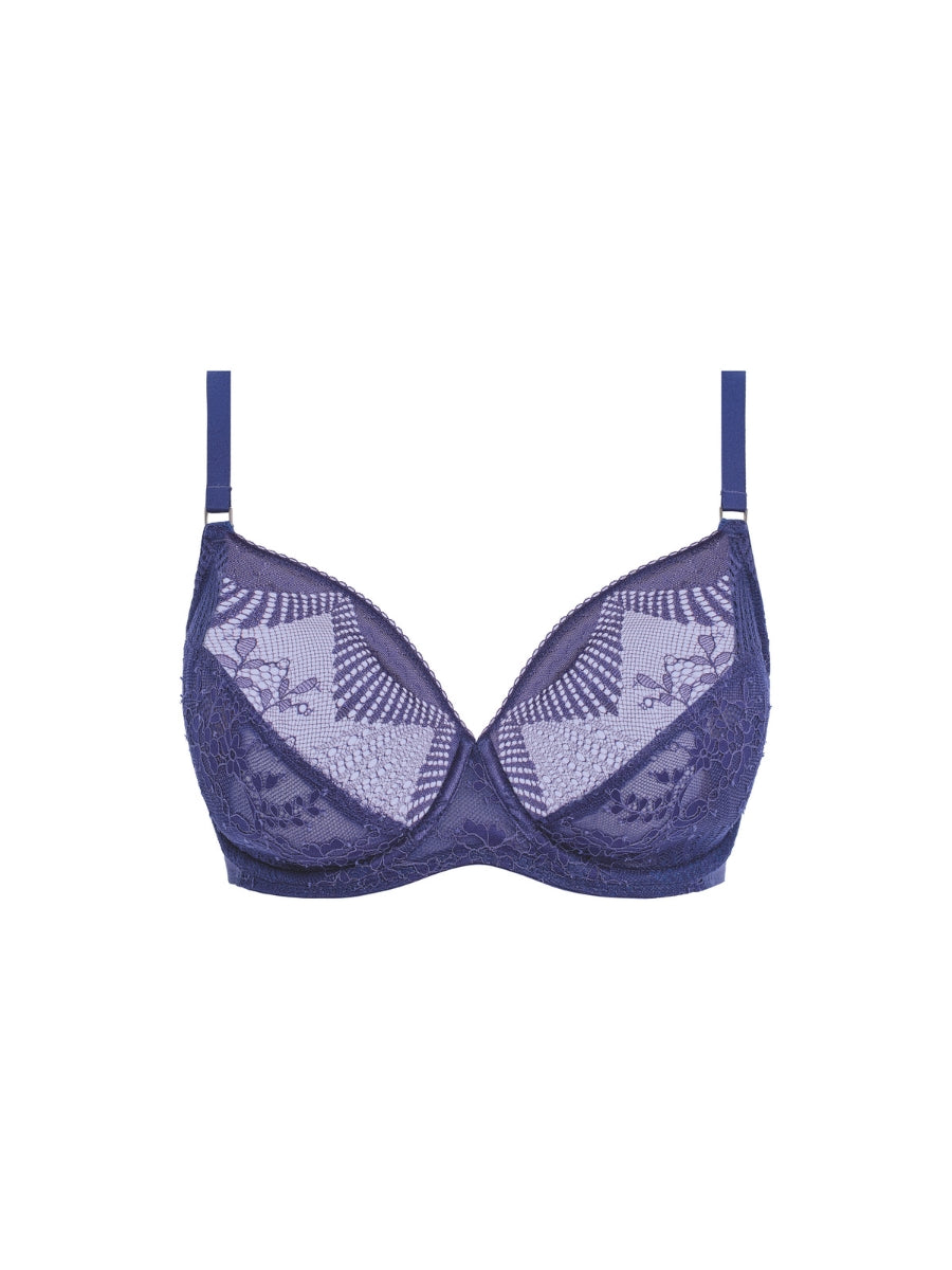 Sensu Lace Underwire Bra - Dark Azure