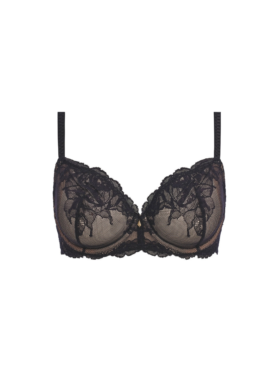 Vivid Attraction Underwire Bra - Black