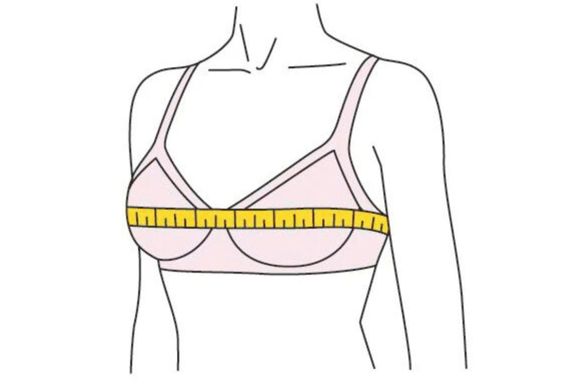 Overbust measurement diagram