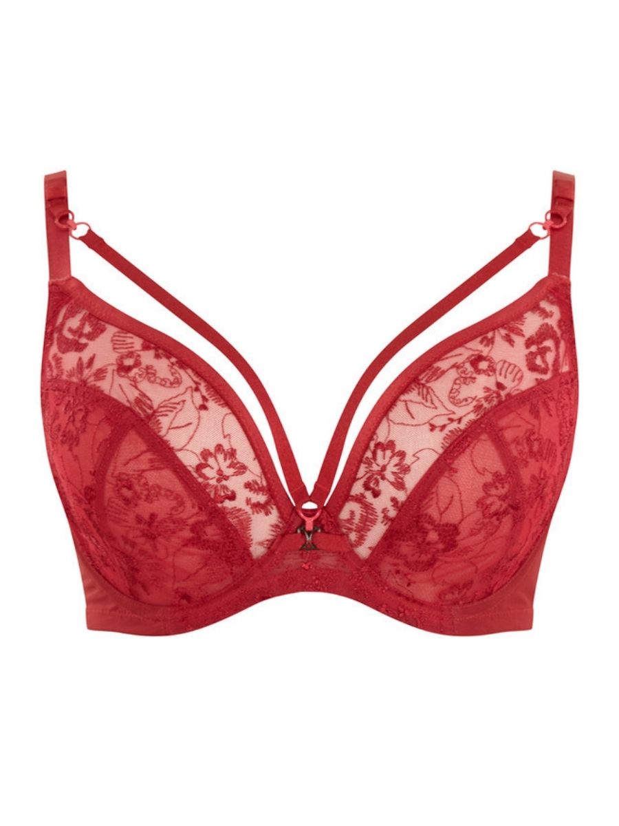 Yasmin Plunge Bra Ruby