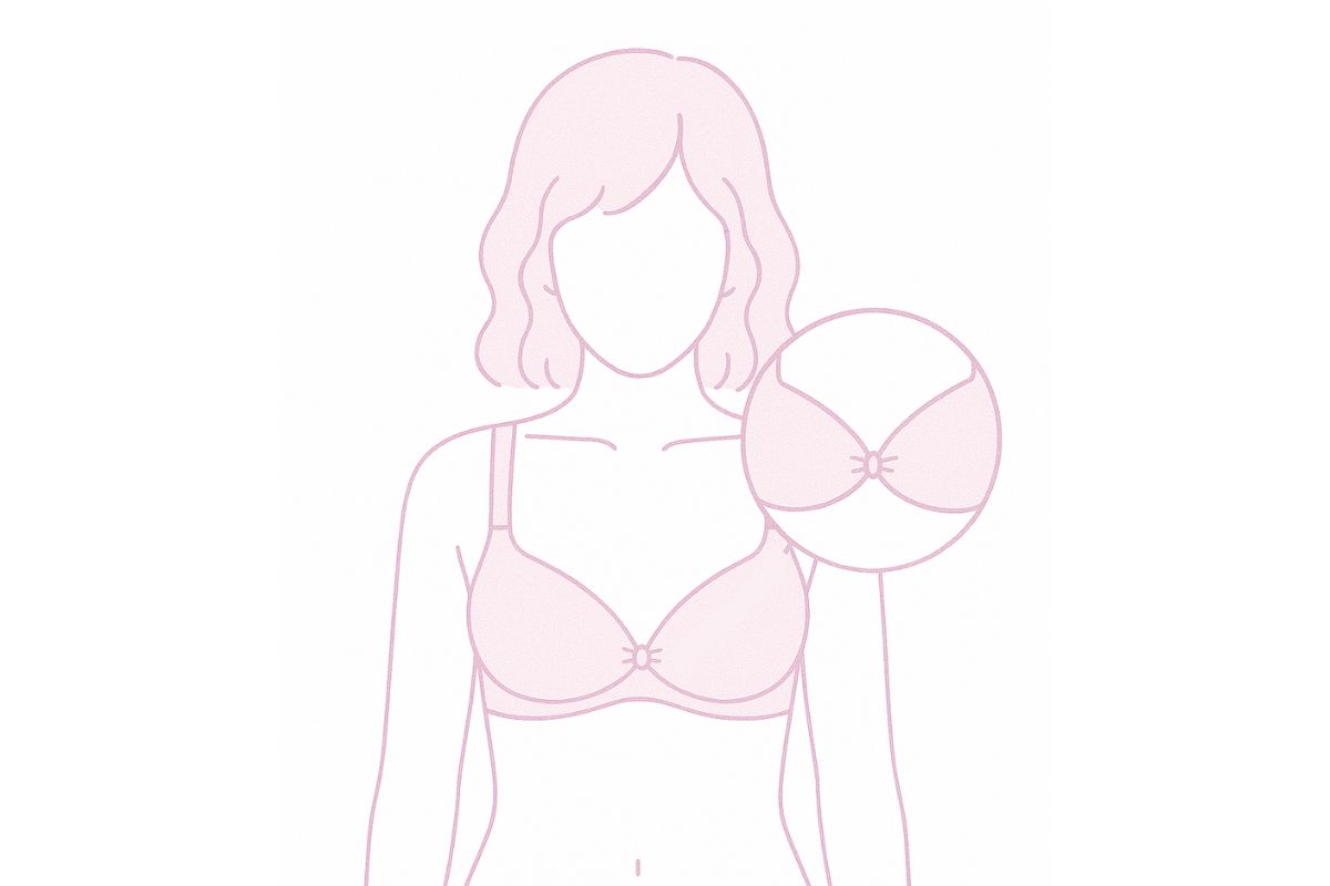 Centre gore lying flat versus gapping