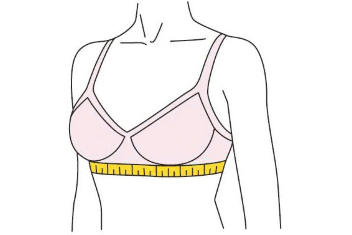Underbust measurement diagram
