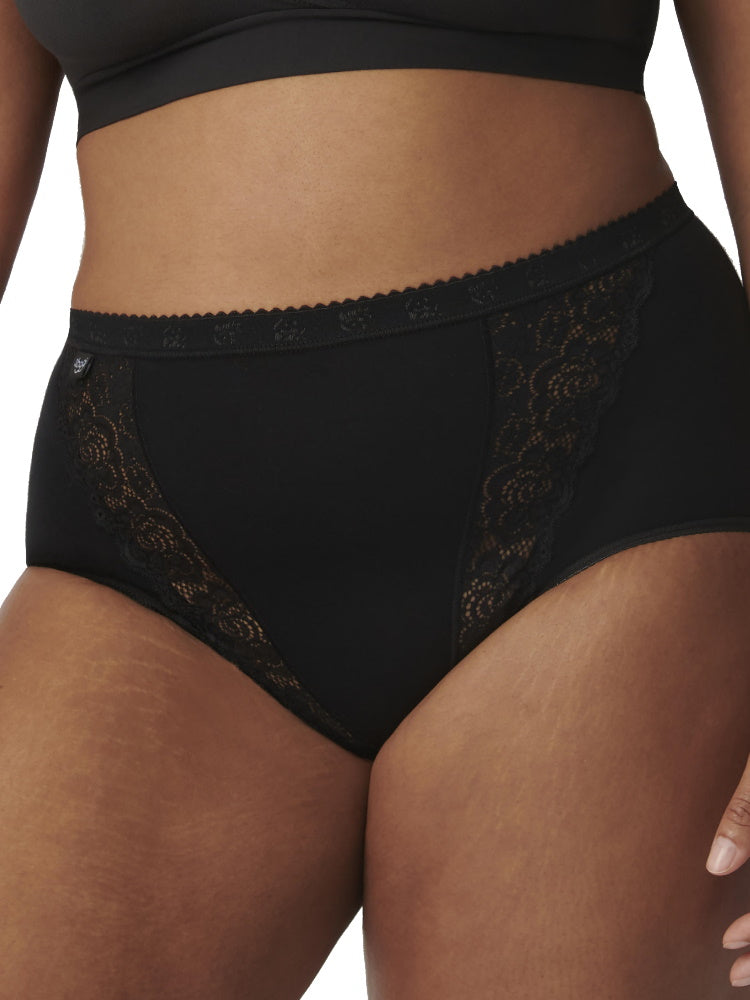 Black Sloggi Maxi Briefs