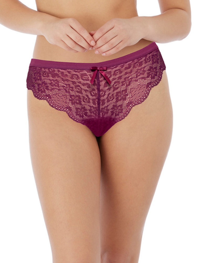 Purple Mid Rise Brazilian