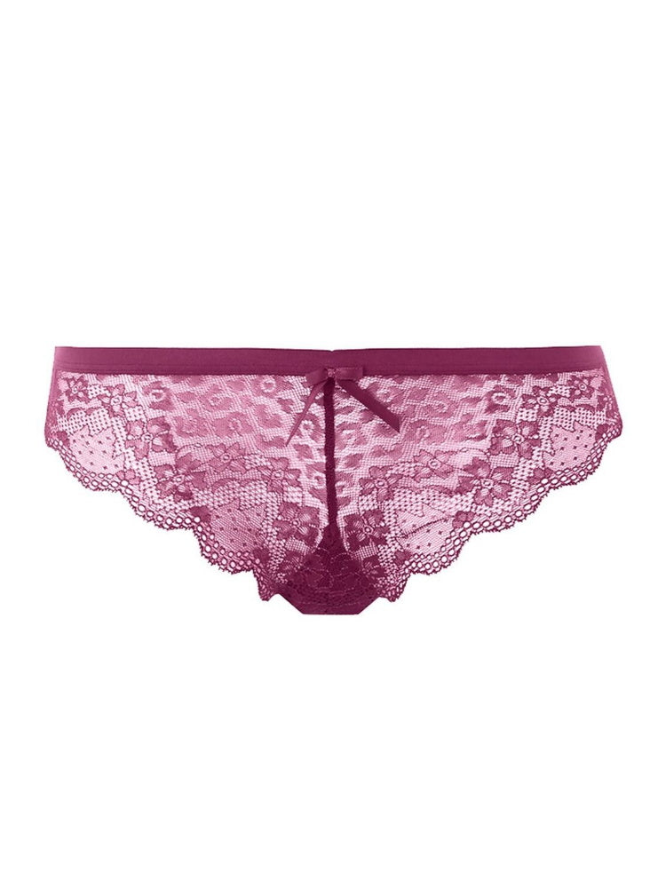 Purple Mid Rise Brazilian