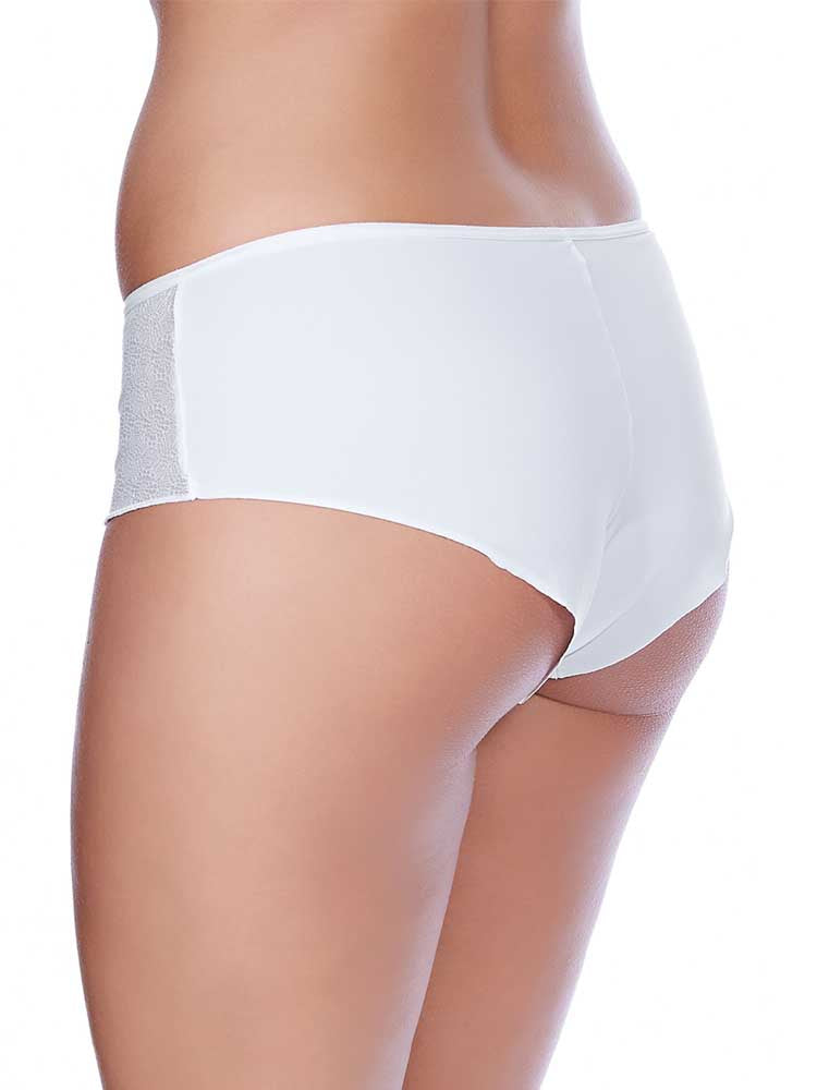 White Mid Rise Hipster