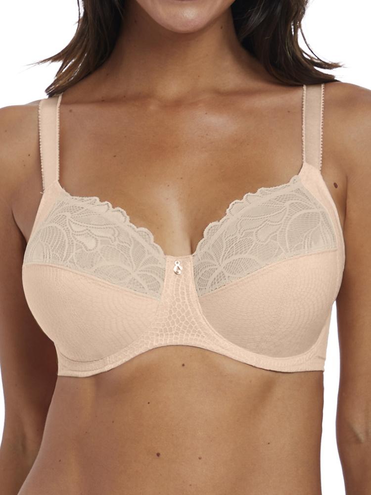 Fantasie Women's Memoir Full Coverage Wireless Lace Bra - Natural Beige, 32G, Everyday Comfort & Support - View #6