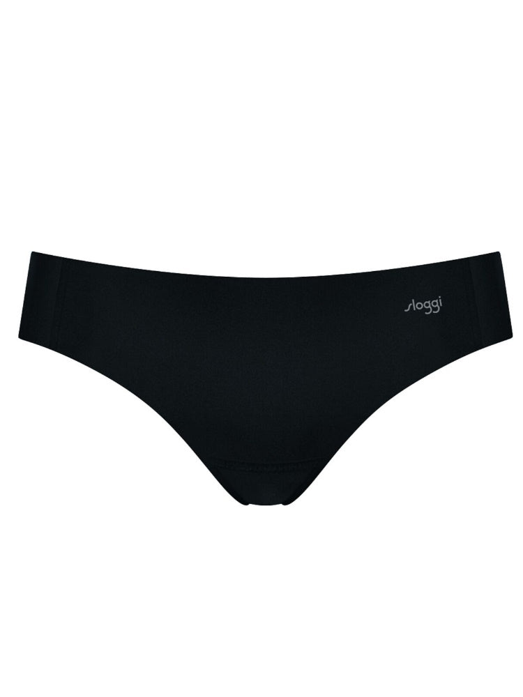 Black Mid Rise Tanga