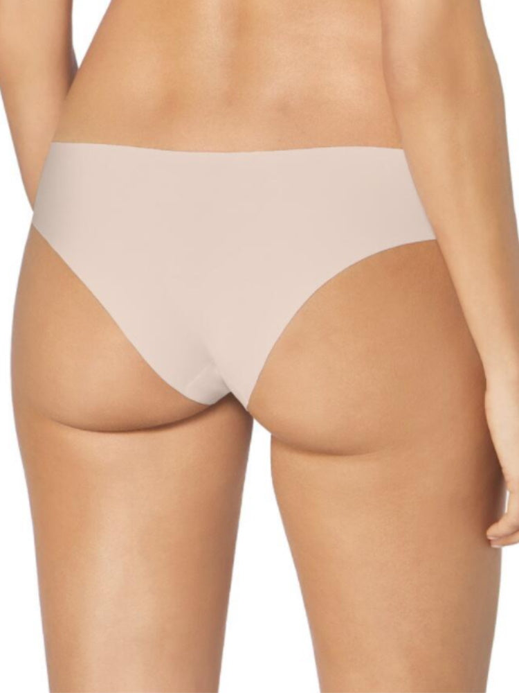 Cream Mid Rise Tanga