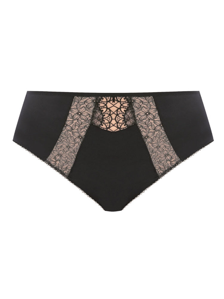 Black High Rise Full Knickers