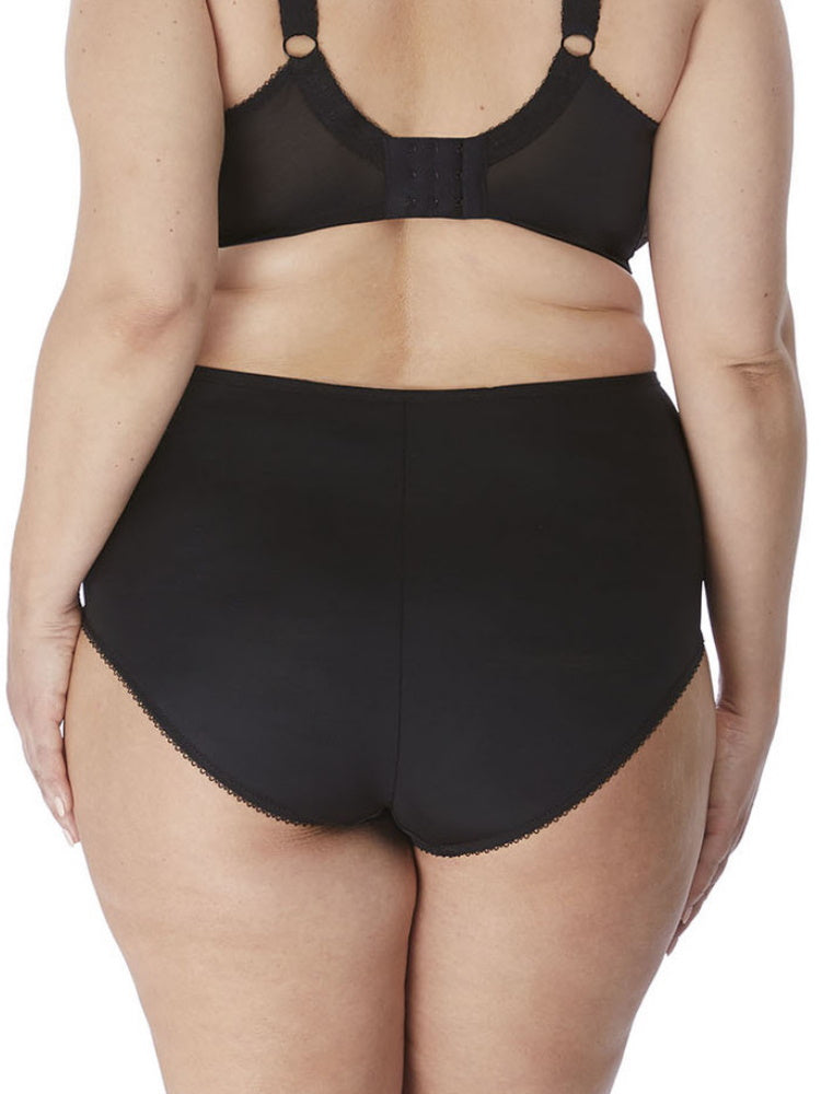 Black High Rise Full Knickers