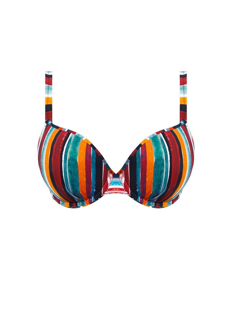 Bali Bay Bandless Deco Bikini Top - Multi