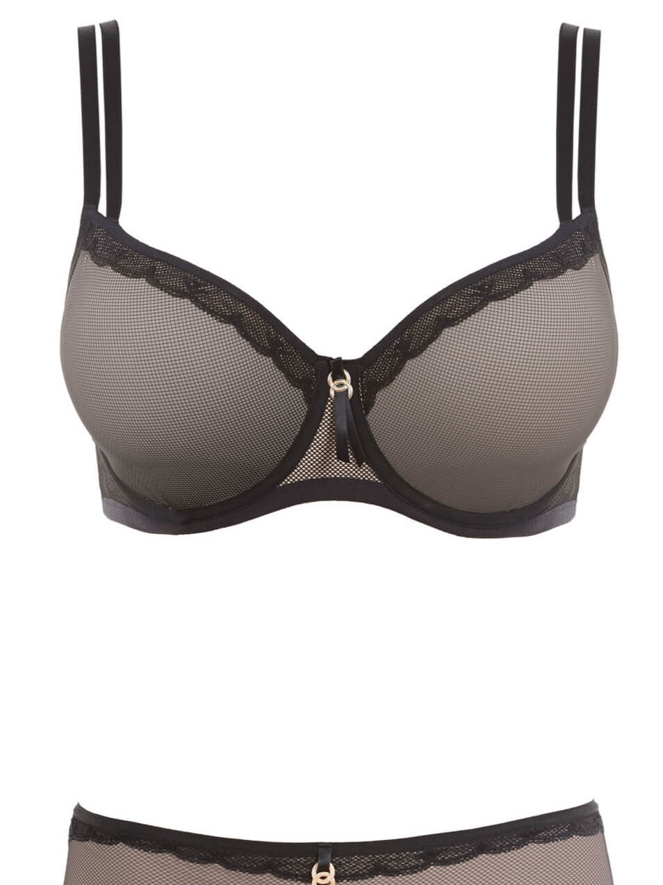 Idol Allure Balcony Bra - Black