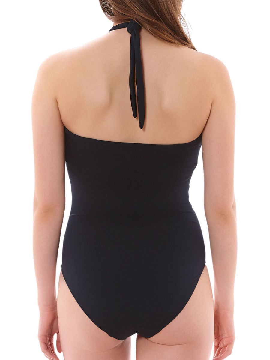 Remix Halterneck Swimsuit - Black