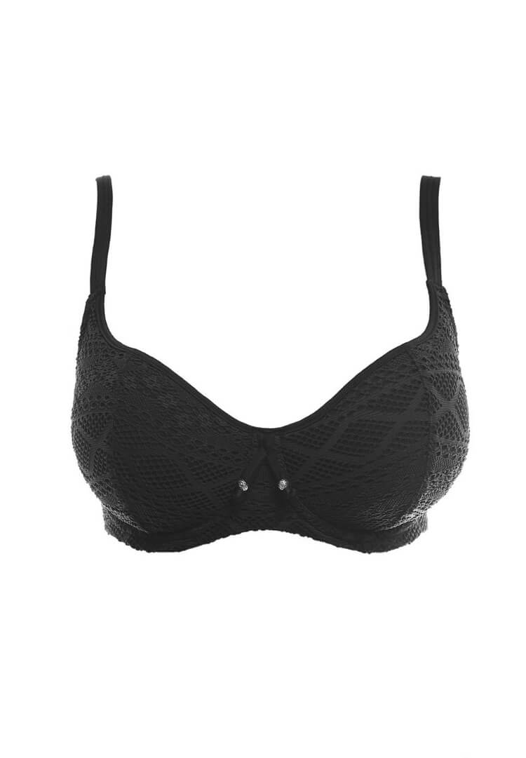 Sundance Sweetheart Bikini Top - Black