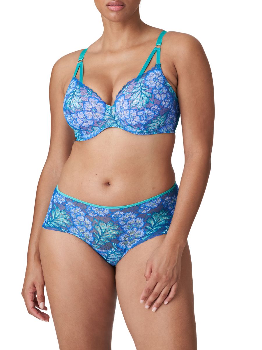 Morro Bay Heartshape Bra - Mermaid Blue