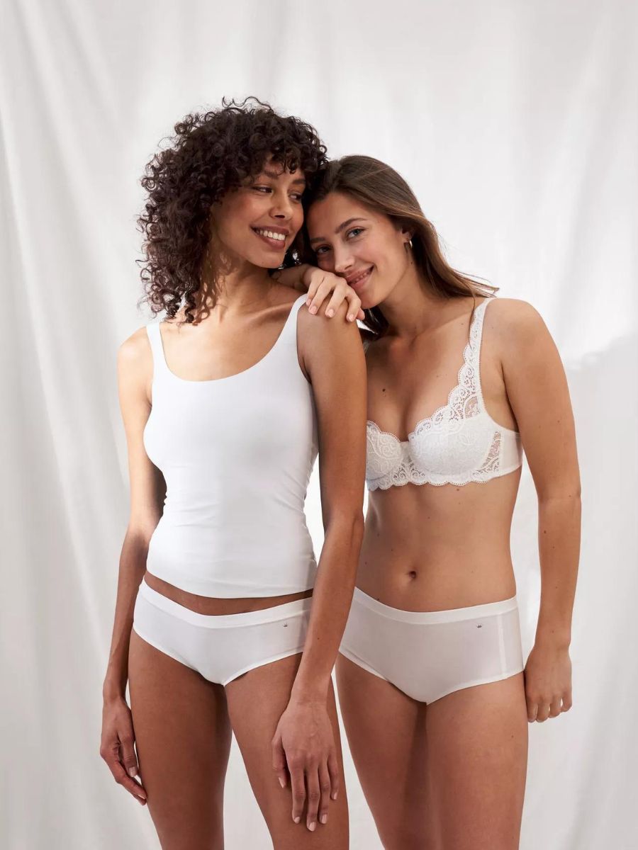 Amourette 300 WHP Half Cup Bra - White