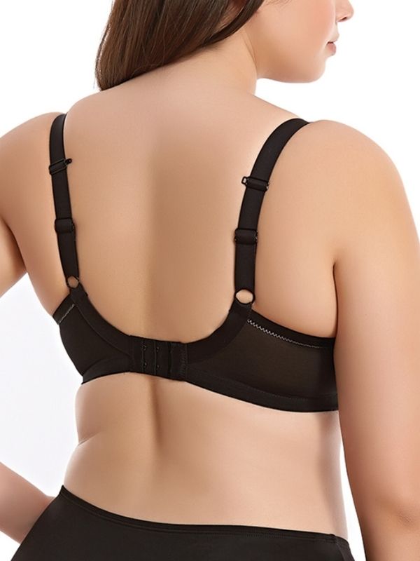 Bijou Banded Moulded Plunge T-Shirt Bra - Black